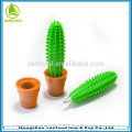 Wholesale customized lovely cacti shape promotional plastic ball pen